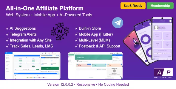 Ultimate Affiliate Management System - PHP Platform