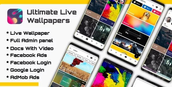 Ultimate Live Wallpapers Application (GIF,Video,Image)