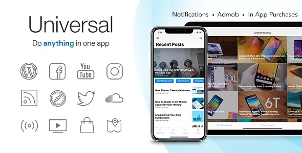 Universal for IOS - Full Multi-Purpose IOS App