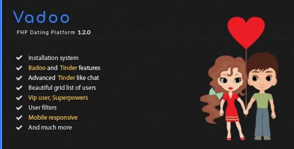 Vadoo - Social Network Dating Script