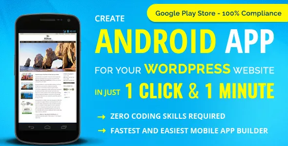 Wapppress - Android Mobile App for any WordPress Website