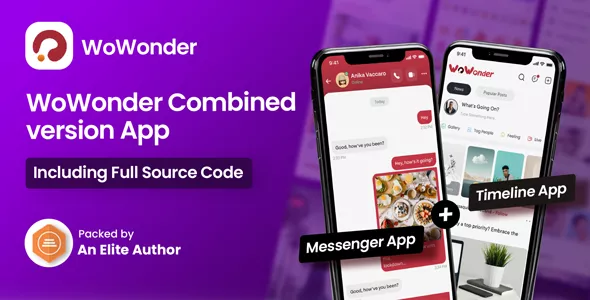 WoWonder Combined - Chat Timeline And News Feed Application For WoWonder PHP Script