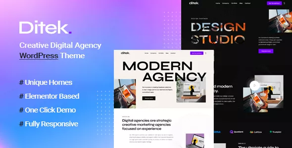 Ditek - Digital Agency Creative Portfolio WordPress Theme