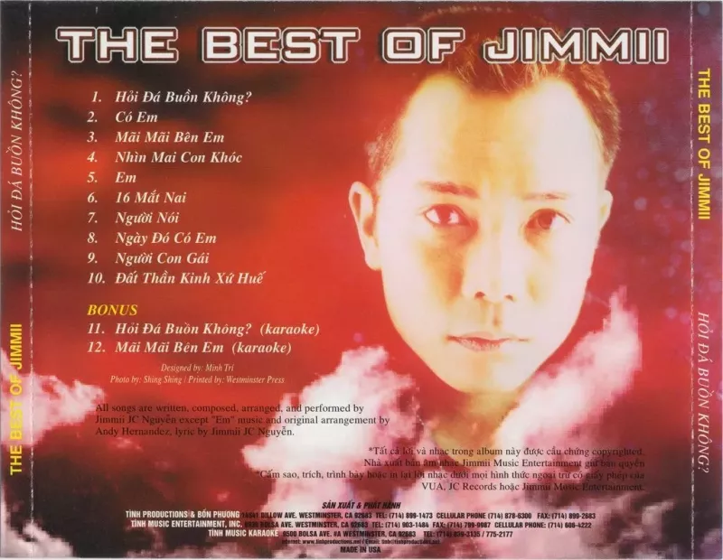 Jimmy Nguyễn - Hỏi Đá Có Buồn Không 1997