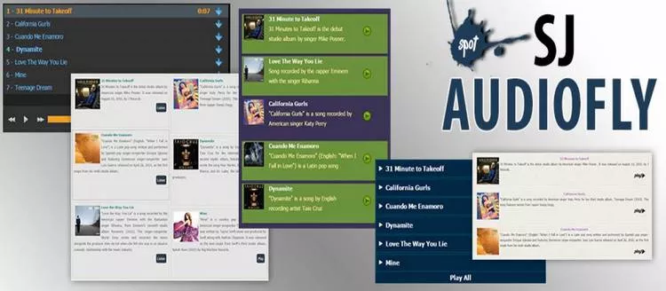 SJ HTML5 AudioFly