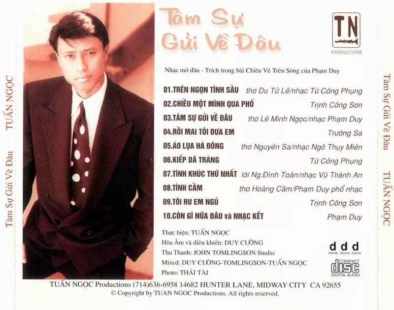 Tuấn Ngọc - Tâm Sự Gửi Về Đâu 1991