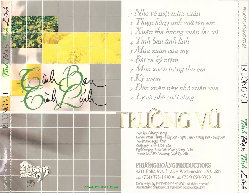 Trường Vũ - Tình Bạn Tình Lính 2001