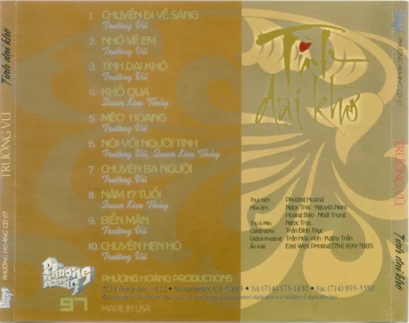 Trường Vũ - Tình Dại Khờ 2001