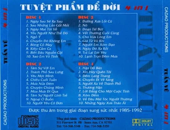 Tuấn Vũ - Tuyệt Phẩm Để Đời 1994