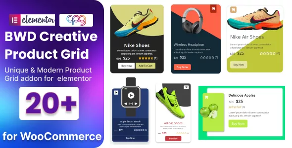 WooCommerce Product Grid Addon for Elementor
