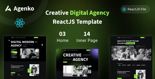 Agenko - Creative Digital Agency HTML Template
