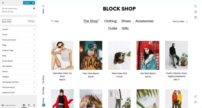 Block Shop - WooCommerce