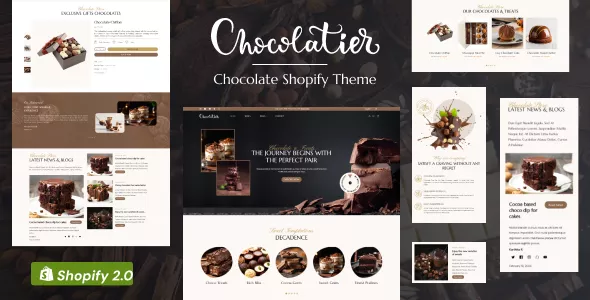 Chocolatier - Chocolate Shop Shopify Theme