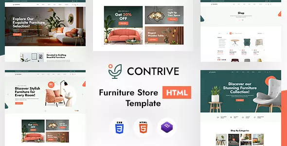 Contrive - Furniture Store HTML Template