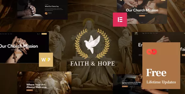 Faith & Hope - A Modern Church & Religion Non-Profit WordPress Theme