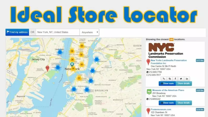 Ideal Store Locator - Ideal Extensions for Joomla