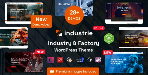 Industrie - Factory & Industry WordPress Theme