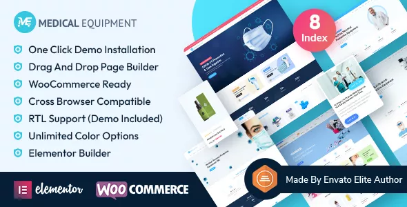 Medical Equipment eCommerce WordPress Theme