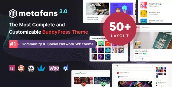 MetaFans - Community & Social Network BuddyPress Theme