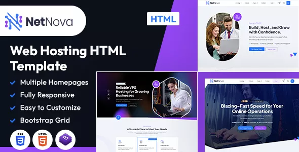 NetNova - Web Hosting HTML Template