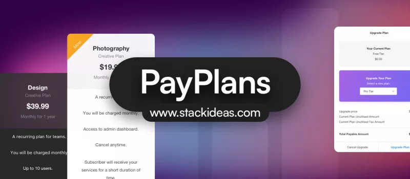 PayPlans - Membership & Subscriptions Extension for Joomla