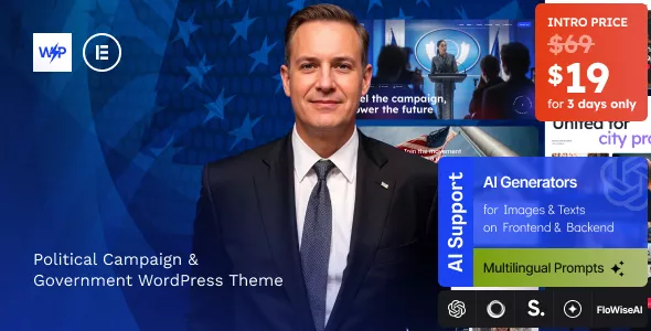 Reform - Political Campaign & Government WordPress Theme