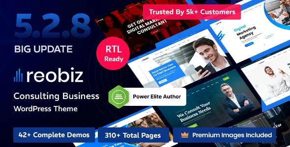 Reobiz - Consulting Business WordPress Theme