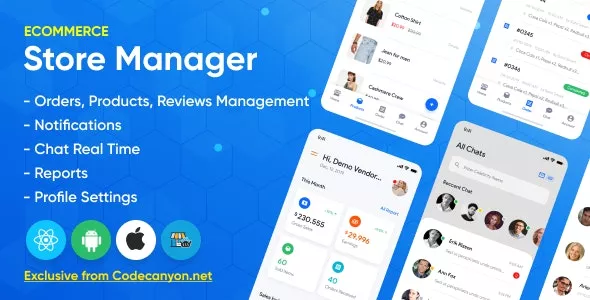 Store Manager - React Native App for Wordpress Woocomerce