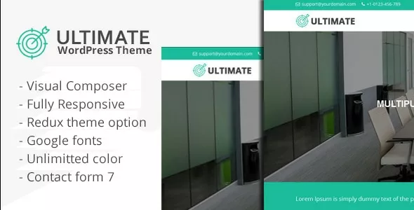Ultimate - Responsive Multiple Purpose WordPress Theme