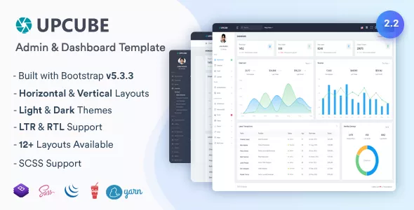Upcube - Responsive Bootstrap Admin & Dashboard Template