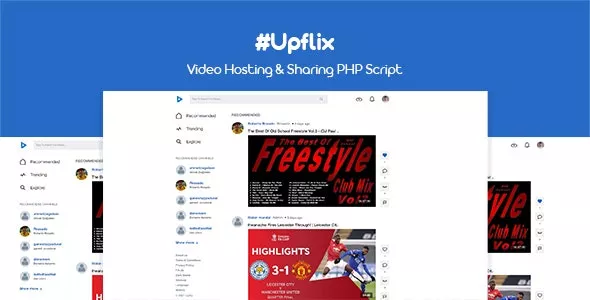 Upflix - Video Hosting & Sharing PHP Script