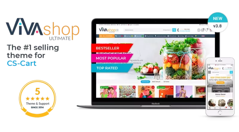 VIVAshop - Responsive Theme for CS-Cart