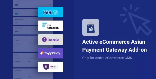 Active eCommerce Asian Payment Gateway Add-on