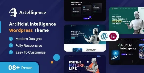 Artelligence - AI & Robotics WordPress Theme
