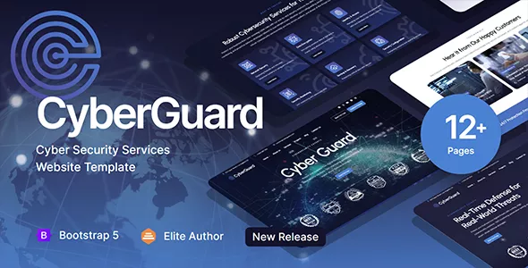CyberGuard - Cyber Security Services HTML Template
