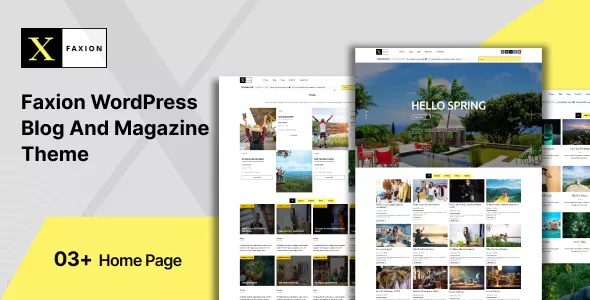 Faxion - Fashion Magazine Theme