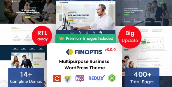 Finoptis - Business WordPress Theme