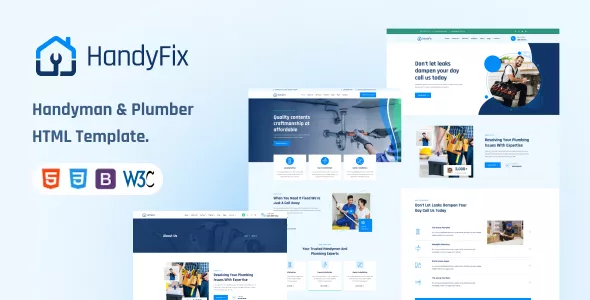 Handyfix - Handyman & Plumber HTML Template