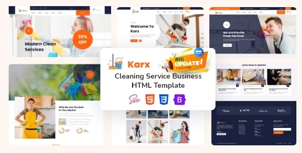 Karx - Cleaning Service Template