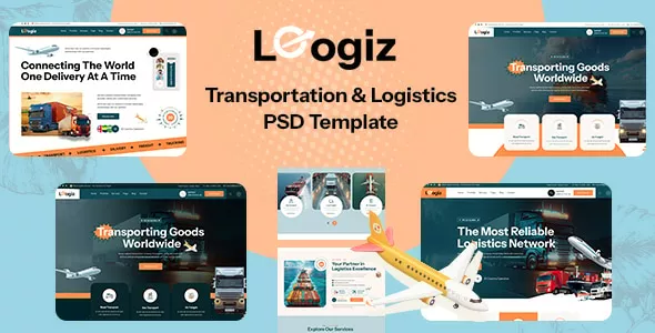 Logiz - Transportation & Logistics HTML Template
