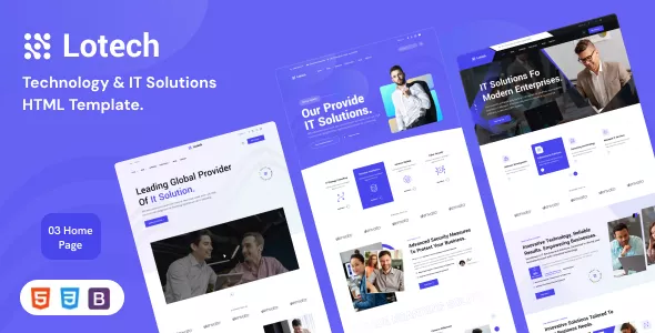 Lotech - Technology & IT Solutions HTML Websites