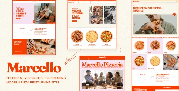 Marcello - Pizza Restaurant WordPress Theme