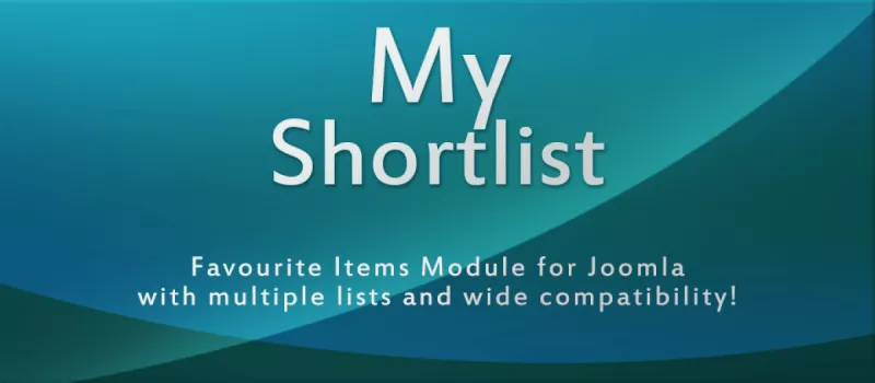My ShortList - Favorites, Cart & Quick Access List Extension for Joomla