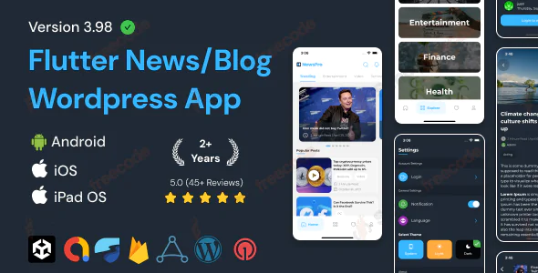 NewsPro - Blog / News / Article App for Wordpress