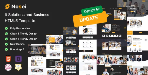 Nosei - Business Technology IT Services & IT Company HTML Template