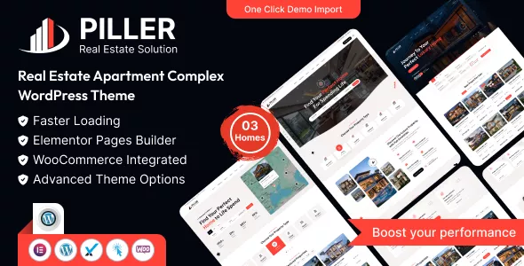 Piller - Real Estate WordPress Theme