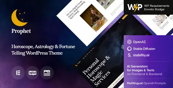 Prophet - Horoscope, Astrology & Fortune Telling WordPress Theme