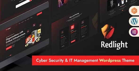 Redlight - Cyber Security & IT Management WordPress Theme