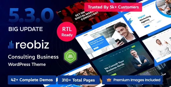 Reobiz - Consulting Business WordPress Theme