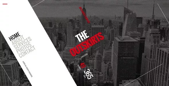 The Outskirts - Responsive Coming Soon Page